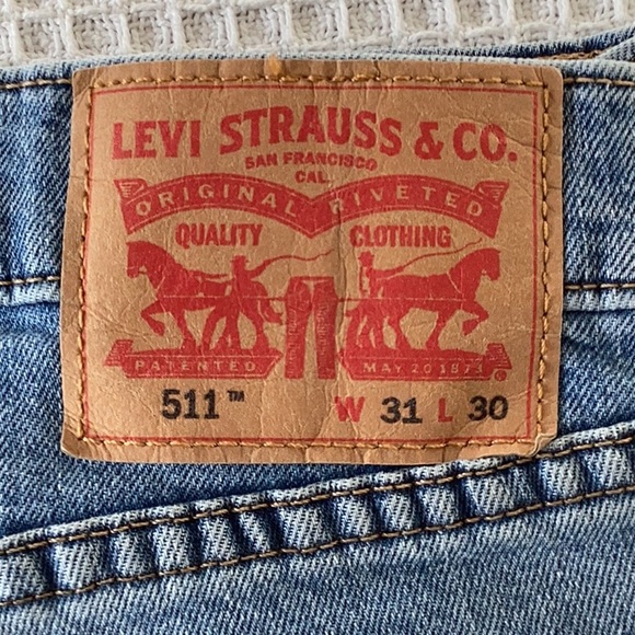 Levi Strauss 511 light washed jeans (worn once, perfect condition) - Picture 2 of 2